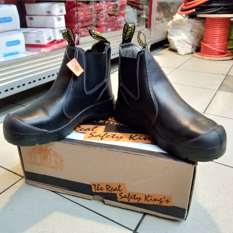 Sepatu Safety King 805X Original / Sepatu Kerja Pria Boots Kulit Asli