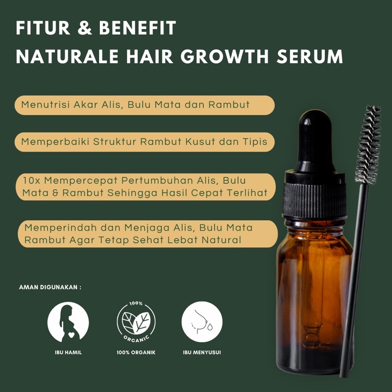Serum NHG Naturale Hair Growth penumbuh bulu