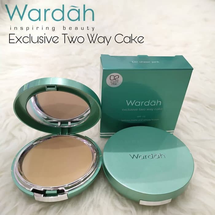 Wardah Exclusive Two Way Cake Bedak Foundation ( FULL / Refill ) BPOM (VC)