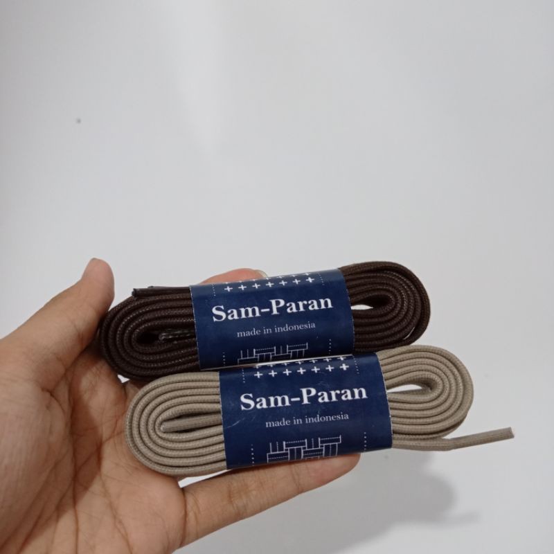 TALI SEPATU SAMPARAN WAXED SHOE LACES LILIN FLAT PIPIH GEPENG PANJANG 120CM PUTIH TULANG HITAM CREAM HIJAU NAVY COKLAT MERAH PINK KHAKI VANILLA BIRU