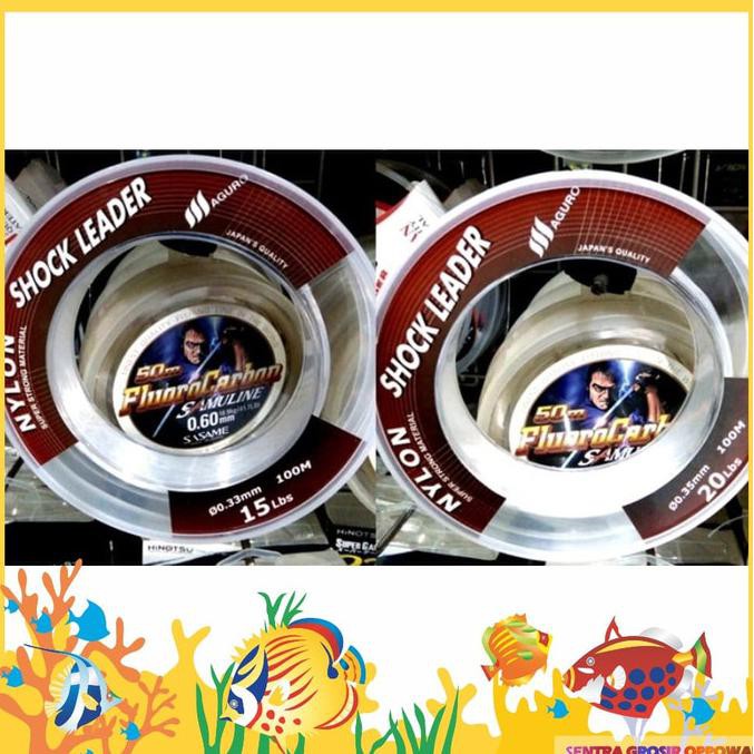 TERMURAH Senar Pancing Maguro Shock Leader Uk 15-40 Lb - 20 Lbs