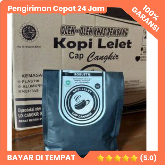 

Kopi Lelet Cap Cangkir - Kopi Robusta 250gr Black Edition - Kopi Lelet Lasem Rembang - Kopi Cangkir