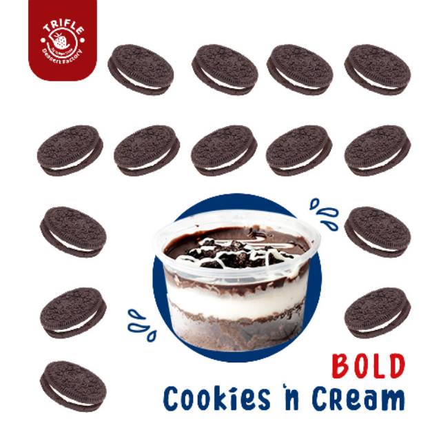 

Trifle bold cookies & cream