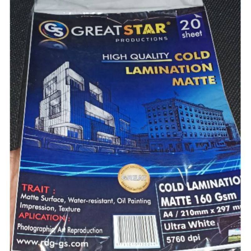 laminasi dingin doff