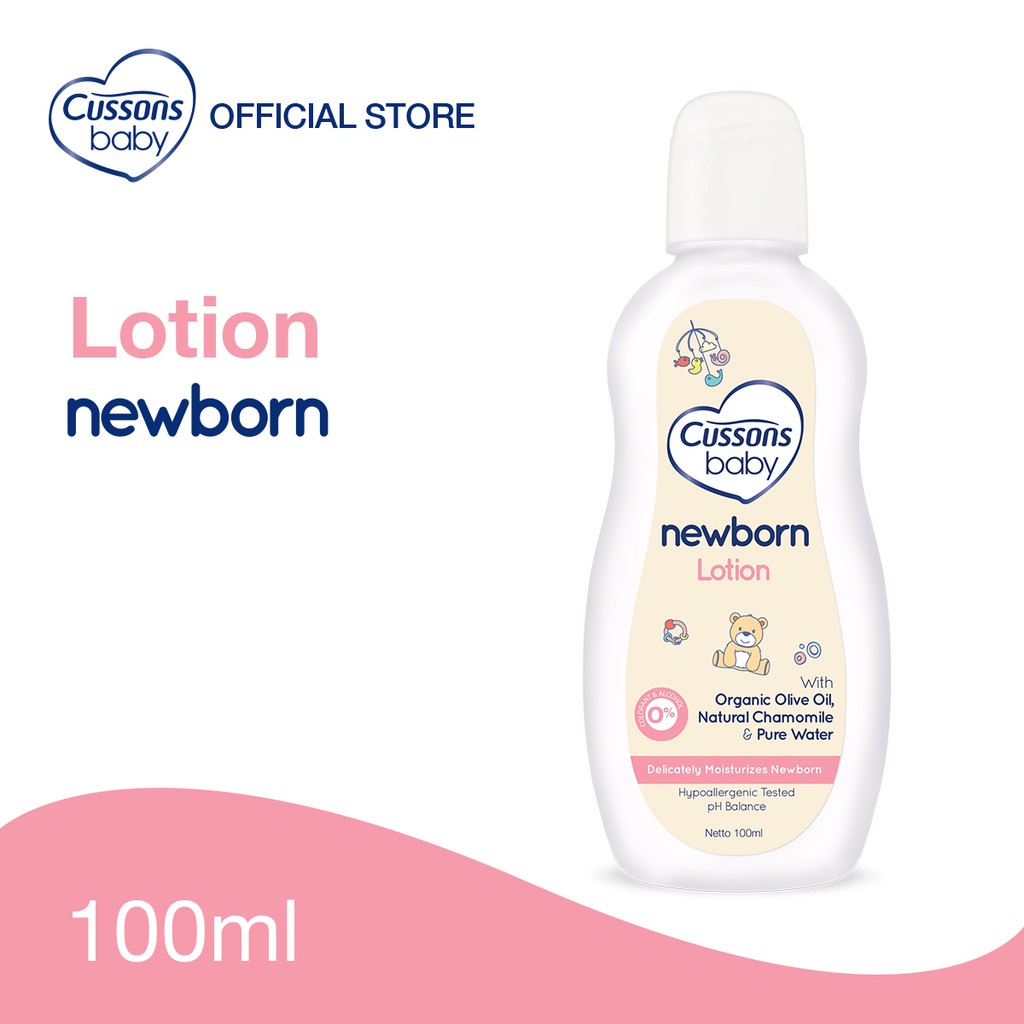 Cussons Baby Newborn Lotion 100ml Shopee Indonesia
