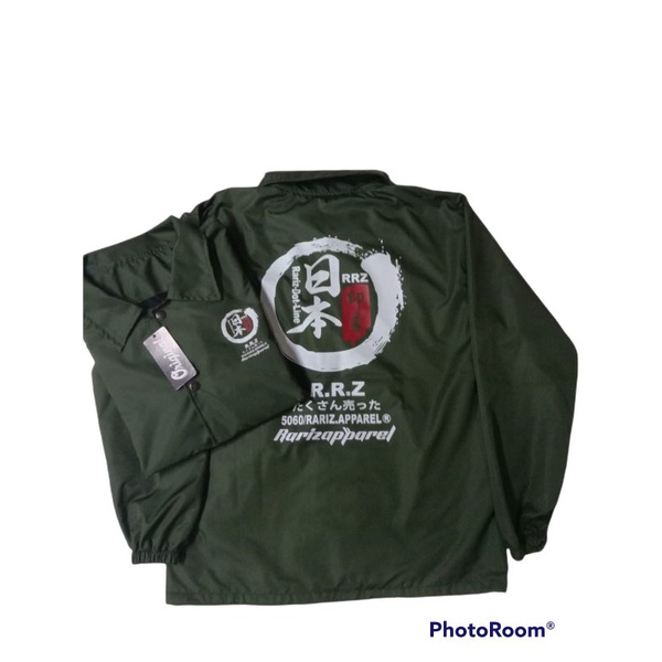 ( COD) JAKET COACH/JAKET PRIA CASUAL/jaket windbreakers-army RRZ