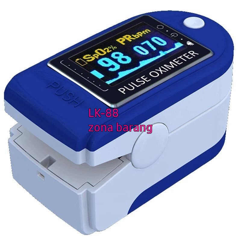 LK88 Fingertip Pulse Oximeter SPO2 Ukur Kadar Oksigen Detak Jantung