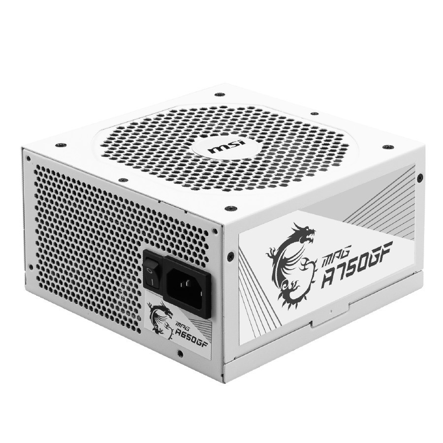 MSI MPG A750GF White 750W 80+ GOLD Power Supply Full Modular