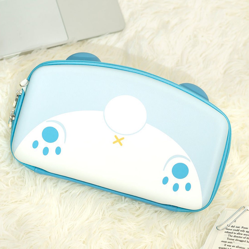 Geekshare Tas Hard Case Penyimpanan Konsol Game Nintendo Switch Portable Dengan Strap Bahu