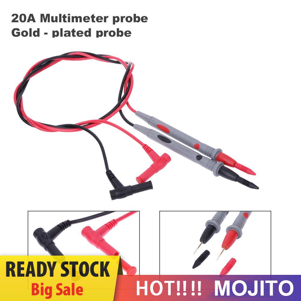 MOJITO 20A Universal Probe Test Leads for Multimeter Meter with Alligator Pliers