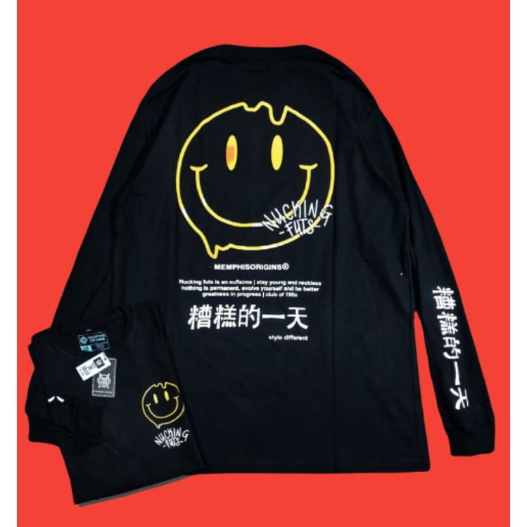 KAOS ERIGO LENGAN PANJANG JUMBO BIG SIZE XXL XXXL XXXXL/KAOS ERIGO PRIA WANITA COTTON COMBED 30S