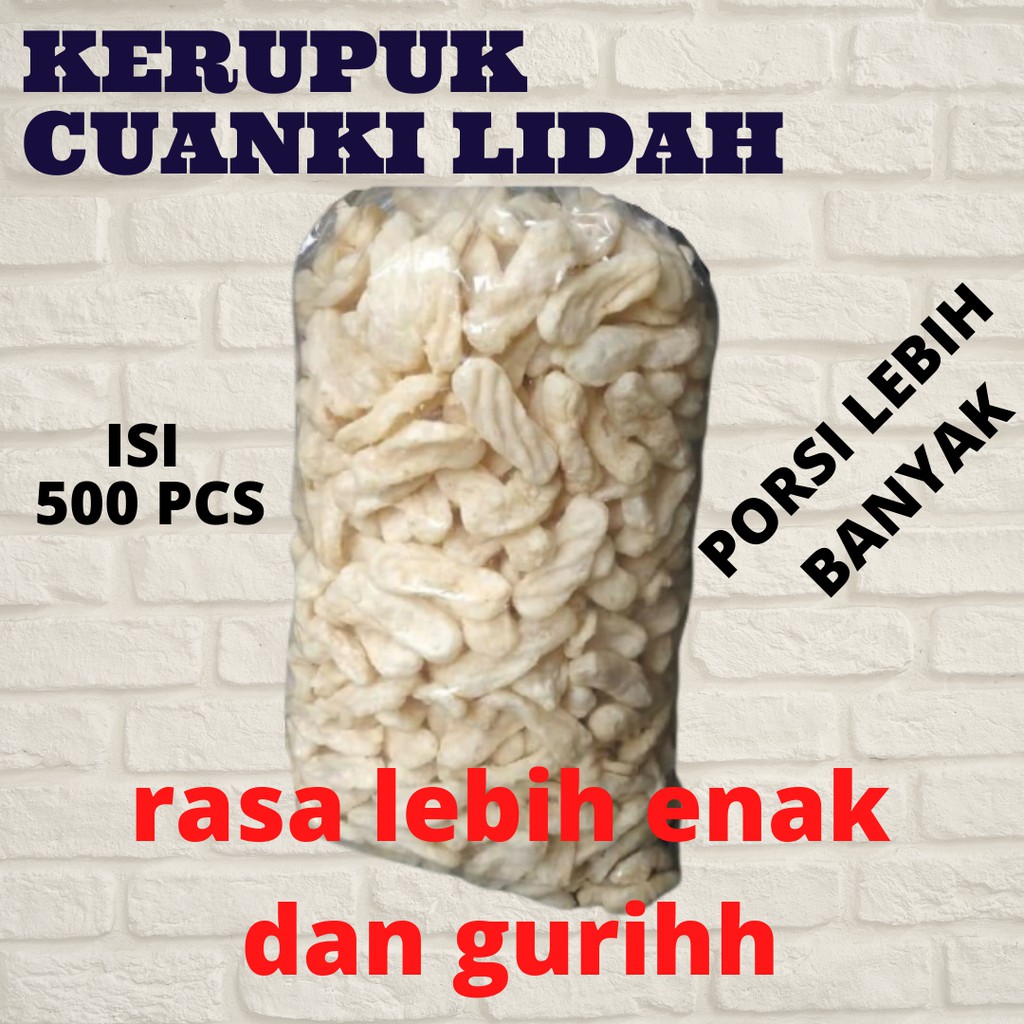 

Cuanki / Cuankie Lidah Topping Baso Aci / Seblak Isi 500 Pcs