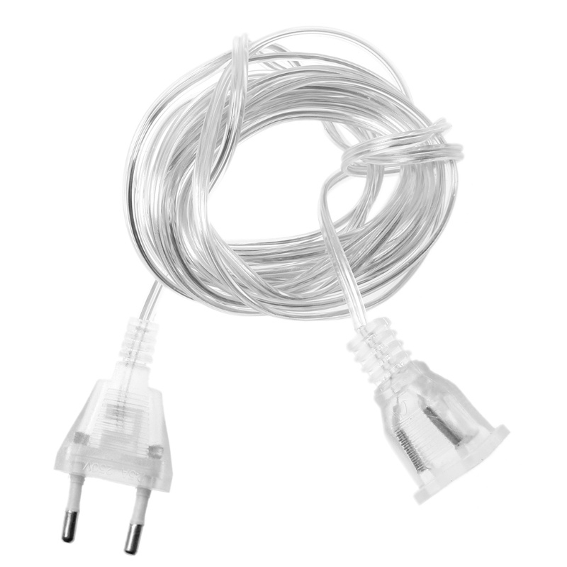 Btsg 3.5m 100W EU US Plug AC Kabel Listrik 2cabang Kabel Listrik Pengganti Kabel Power