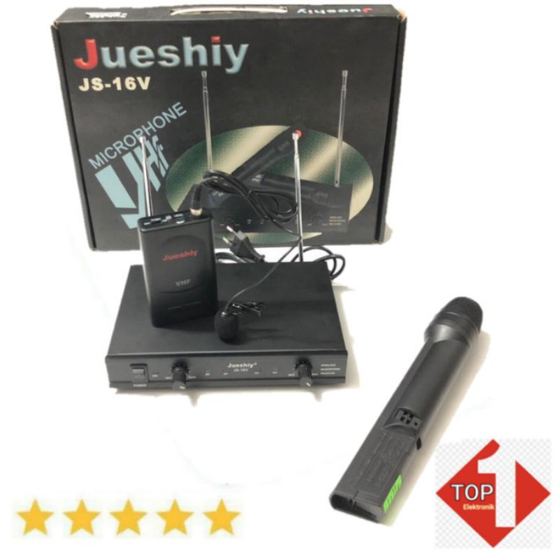 MIC WIRELESS JUESHIY JS-16V PEGANG-JEPIT