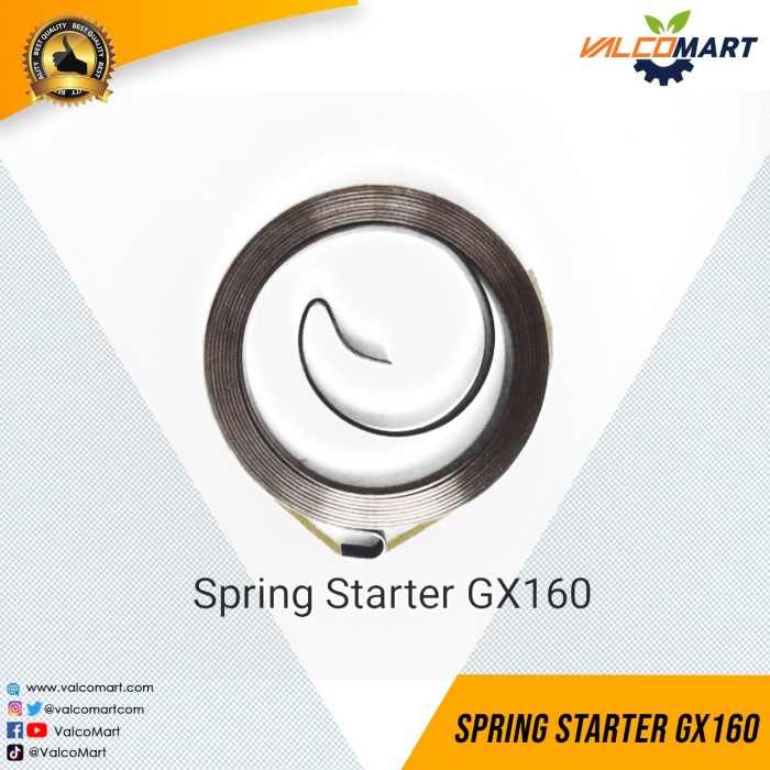 Sparepart GX 160 Spring Starter