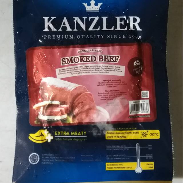 

Kanzler Smoke Beef 250 gram