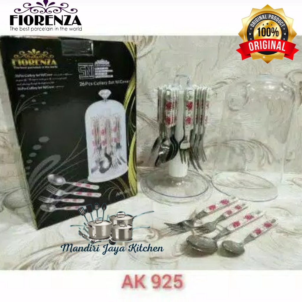 Sendok Set Fiorenza With Cover 26pcs AK-925