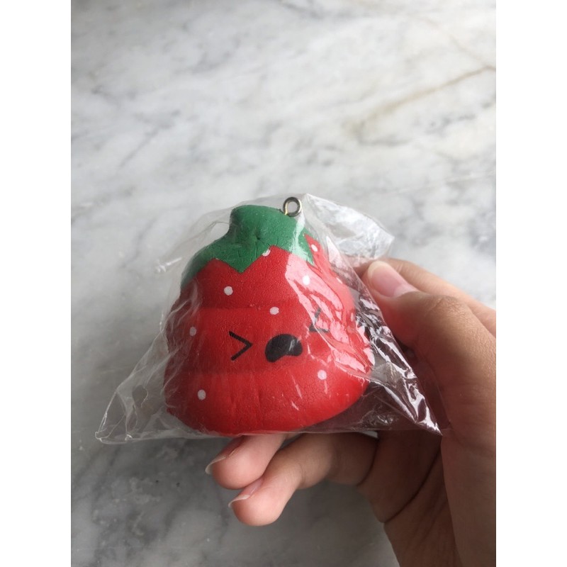 puni maru strawberry poo squishy