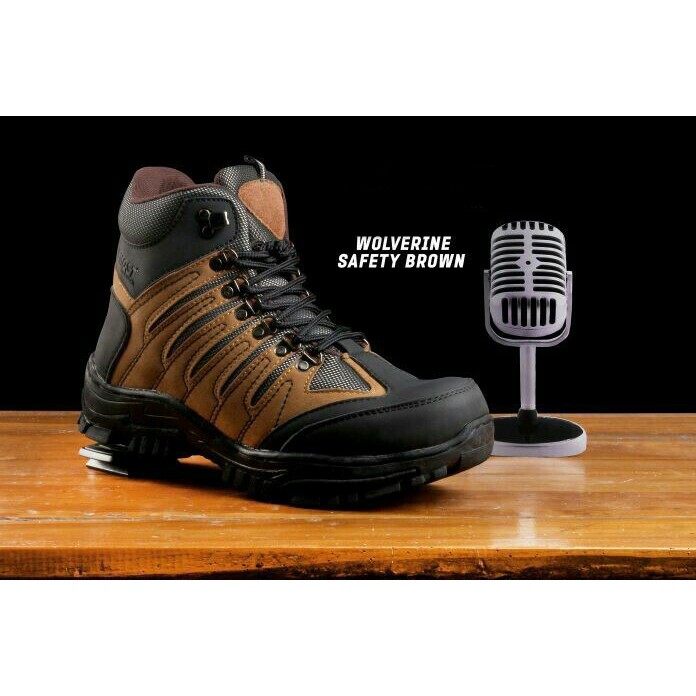 BIG SALE !!! SEPATU SAFETY BOOTS CROCODILE WOLVERINE WORK UJUNGBESI TRACKING TOURING BIKERS