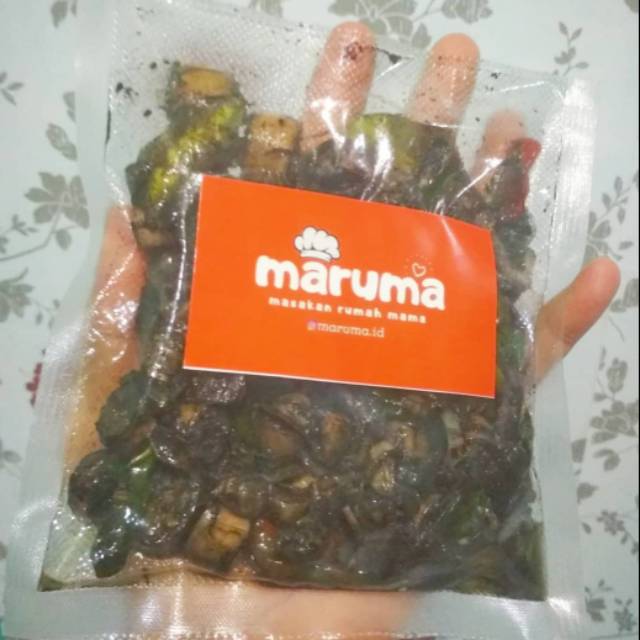 

Cumi telur kering asin masakan rumahan