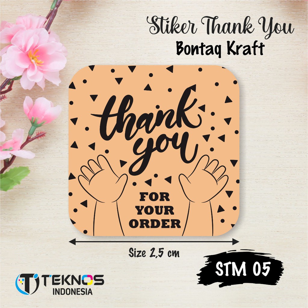 

STIKER THANK YOU KRAFT KOTAK ROUND KRAFT STM 05 [30 PCS]