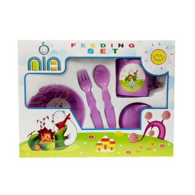 Tempat makan Bayi NIA fedding set NIA kecil murah