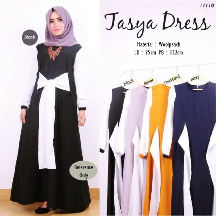 Busana Muslim Tasya Dress Koleksi Terbaru