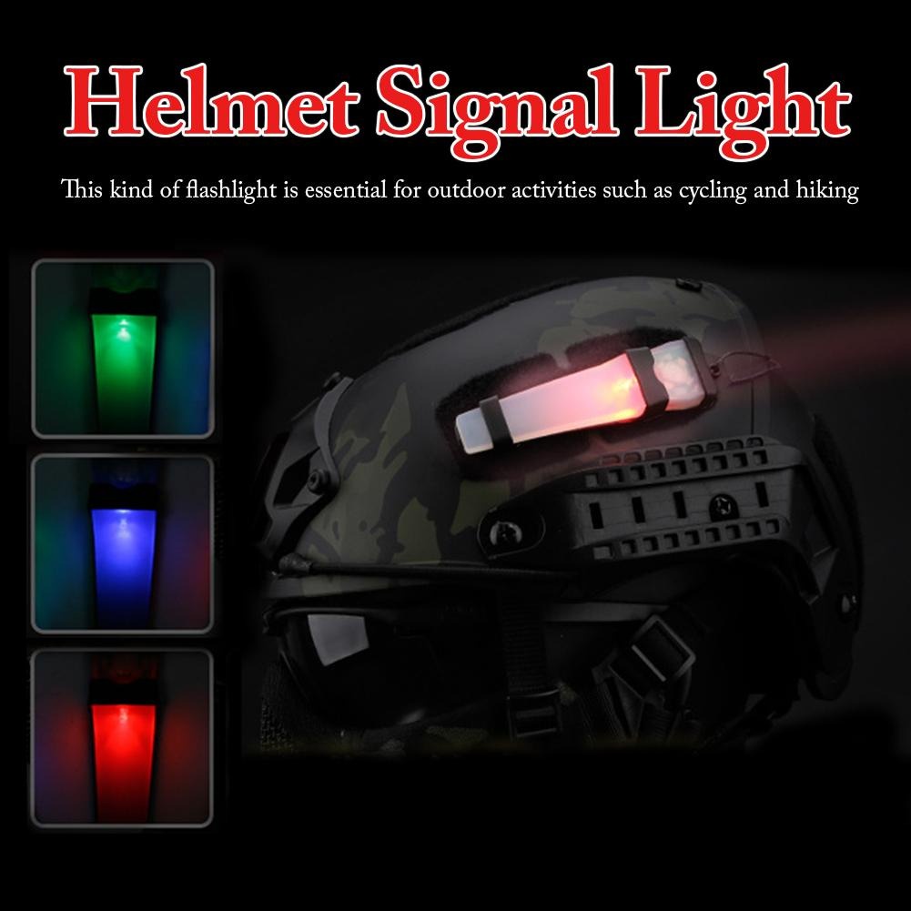 TFL Lampu Helm Tactical Bike Flashlight Helmet Signal Light - WEX234 - Red