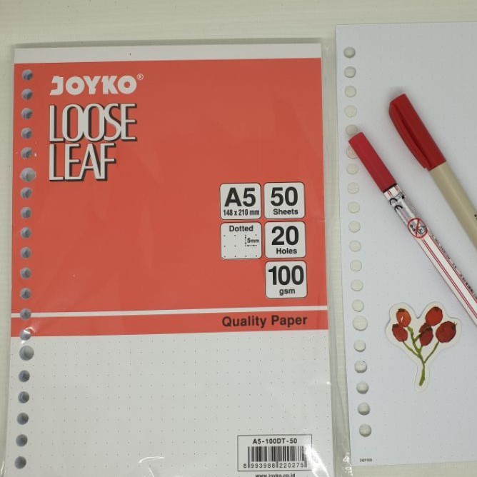 

Loose Leaf Joyko A5 untuk Calligraphy Murah // Dimino