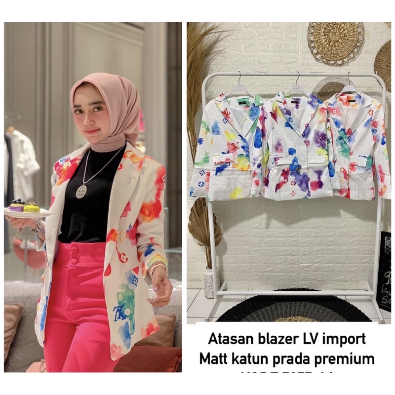 ATASAN BLAZER LV IMPORT PREMIUM/BLAZER LV IMPORT PREMIUM KEKINIAN/ BLAZER LV RAINBOW BESTSELLER