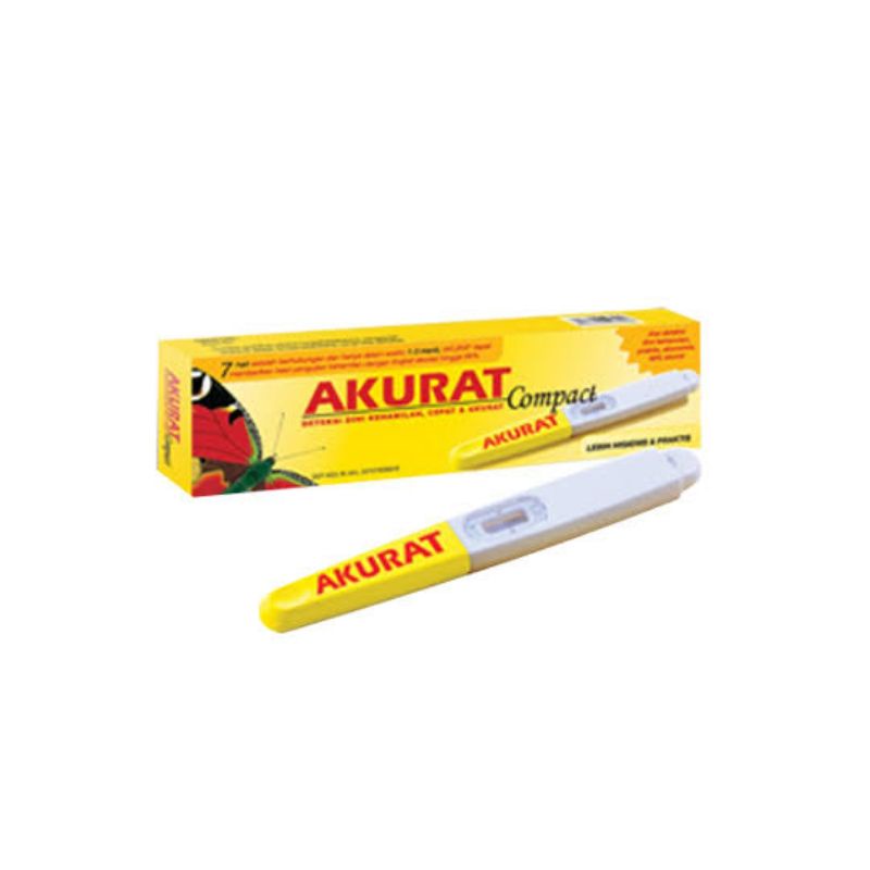 Akurat Compact / Alat Uji Kehamilan / Tes Kehamila / Promil