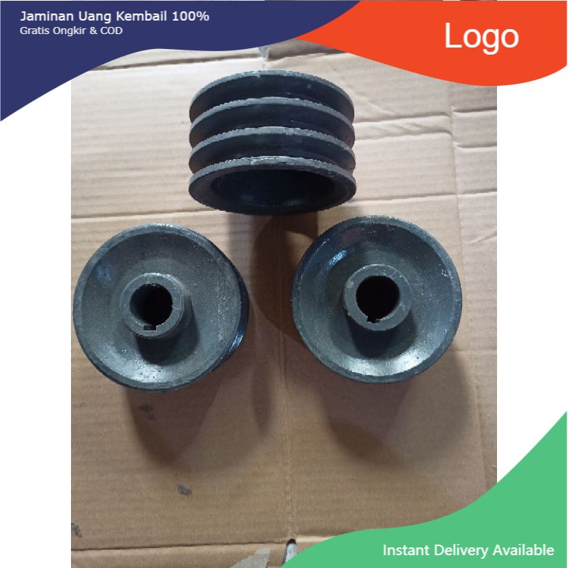 Pulley kipas sb10 satake (A3 x 4inc as 25mm) mesin poles padi beras gabah