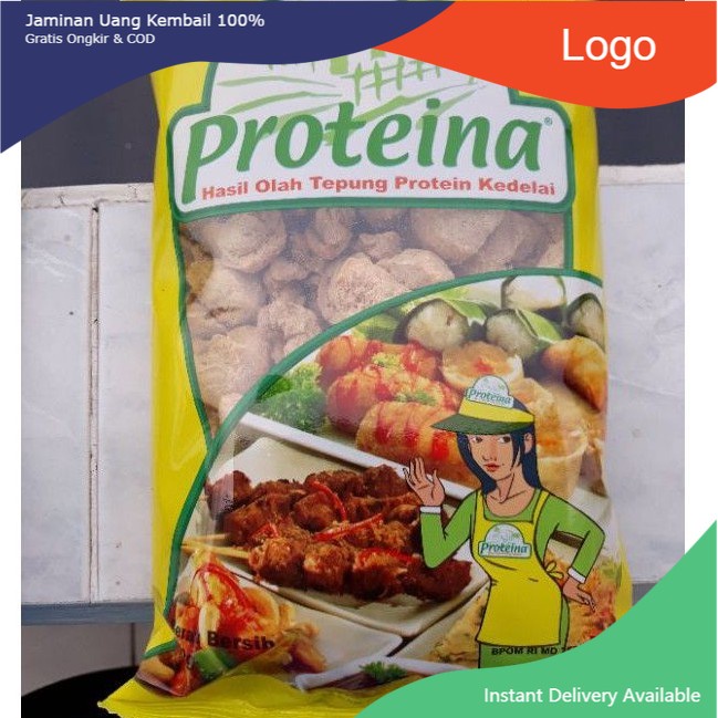 

Protena Proteina L ukuran Besar - Daging Nabati (Halal Vegan Vegetarian)