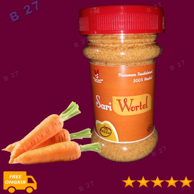 

Minuman Sari Wortel Bubuk Herbal Jamu Instan Asli murni H7-80