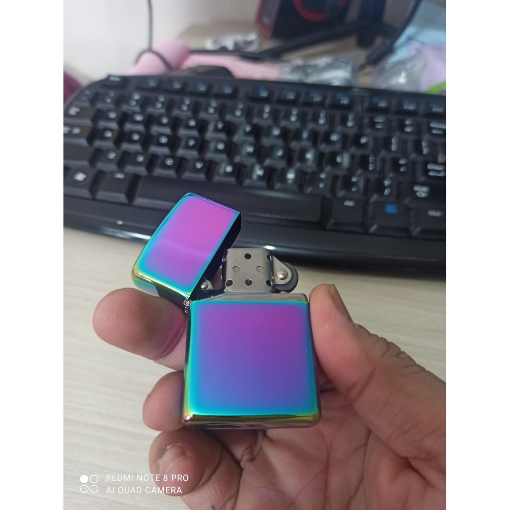 KOREK API ZIPPO MANCIS RAINBOW ( PELANGI ) SIAP PAKAI TIPE JT