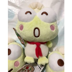 ORIGINAL Sanrio Red Syall Keroppi Cook Style Plushy - Boneka Keroppi Syall Merah