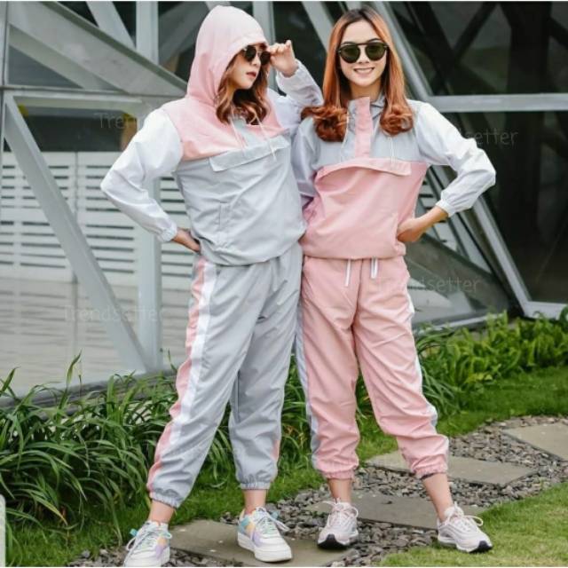 Setelan baju olahraga wanita - set RKY JOGGING