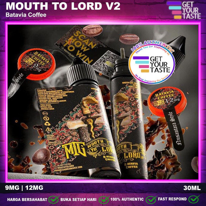 Liquid MTL Mouth To Lord V2 Batavia Coffee 30ML by IDJ