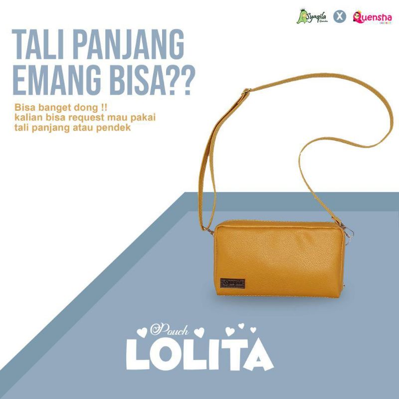 Kyra pouch | Lolita Pouch | bisa tali panjang atau pendek | 1 kg muat 3pcs