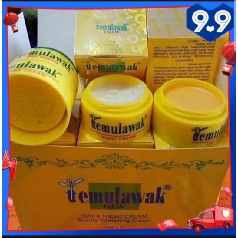 CREAM TEMULAWAK SUSUN SIANG &amp; MALAM ORIGINAL MALAYSIA (12PCS)