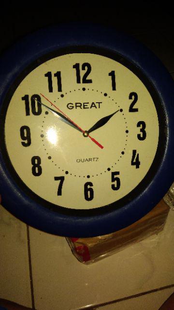 Jam Dinding Great 898 / 999 Detak Diameter 30 Cm Best Seller