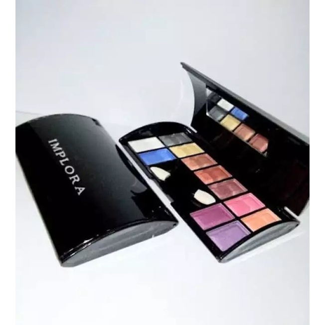 Implora Eyeshadow Palette 7672 Rumah Cantik Eyeshadow Mata Yang Membuat Lebih Cantik Saat digunakan  dan Membuat Hasil Make Up Lebih Terlihat