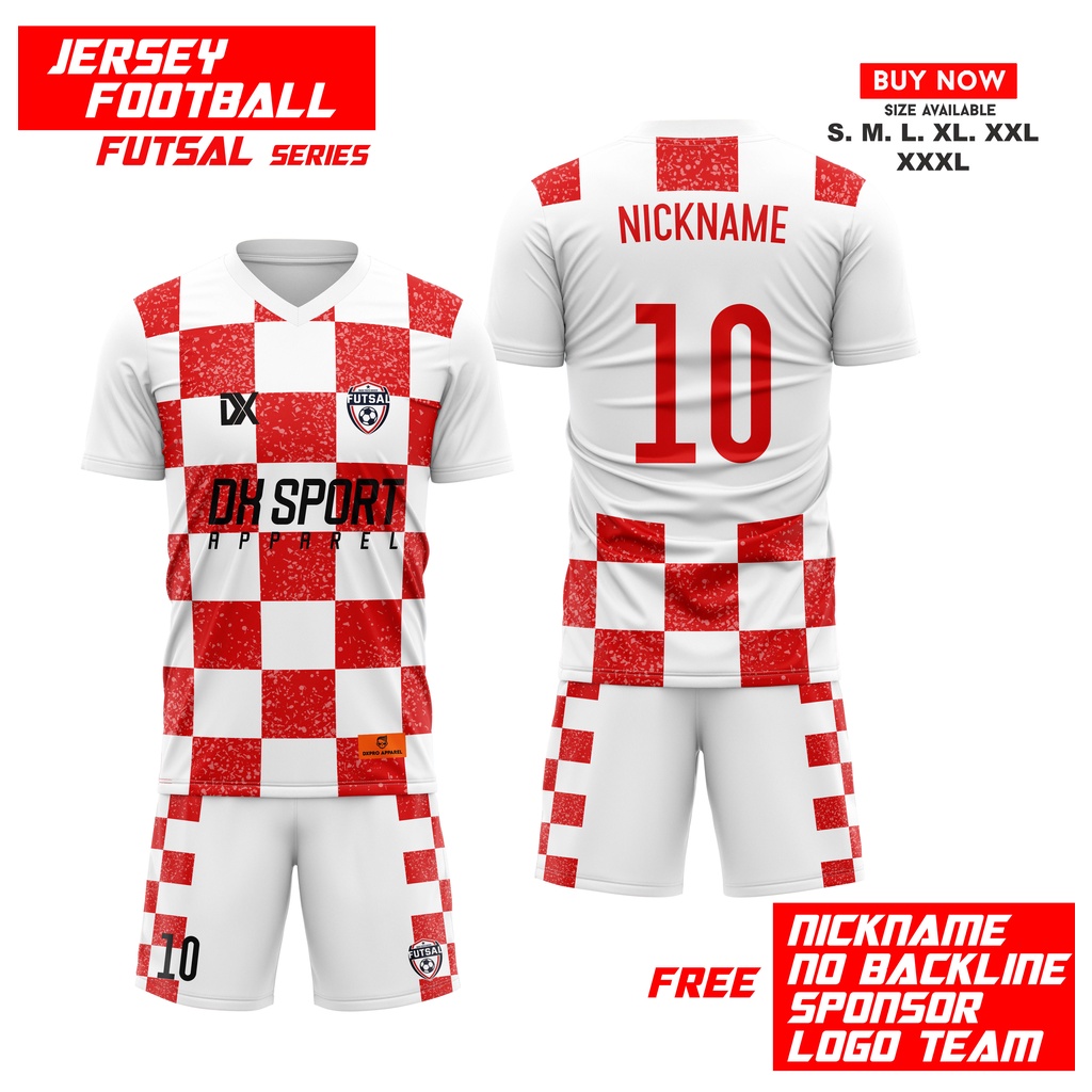 JERSEY BOLA FUTSAL SERIES  XV FULLPRINTING CUSTOM