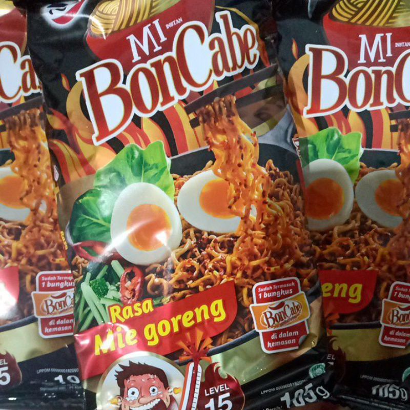 

MI BONCABE MIE INSTAN RASA MIE GORENG LEVEL 15 105 GRAM KOBE
