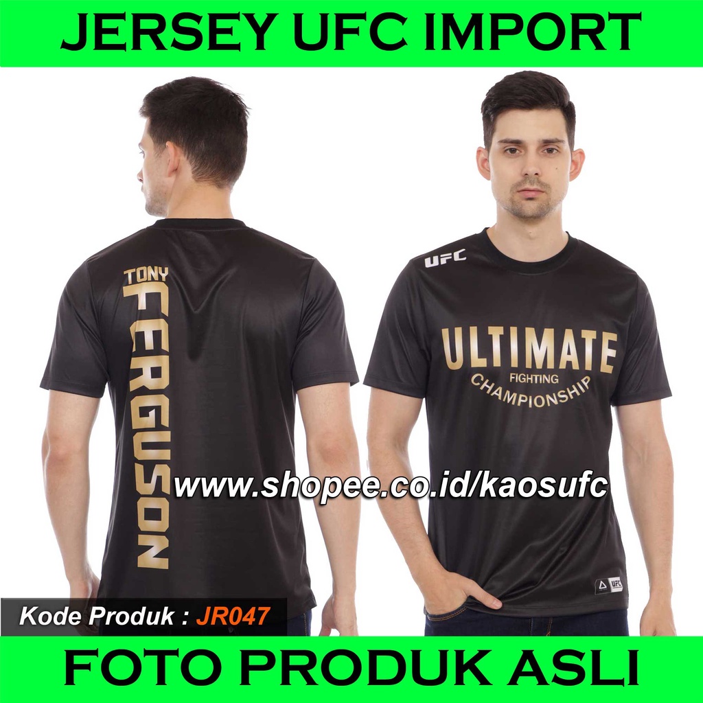 JERSEY UFC, KAOS UFC, BAJU UFC