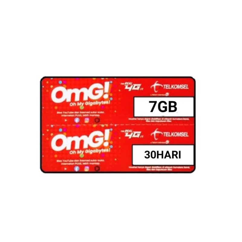 VOUCHER TELKOMSEL 7GB LOKAL JABAR