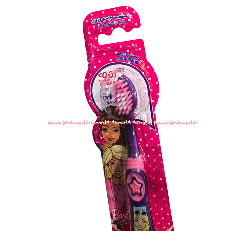 Colgate Barbie Toothbrush Sikat Gigi Usia 6+ Anak Gambar Motif Berbi Pink Tooth Brush Soft Colget Kolget Colgat