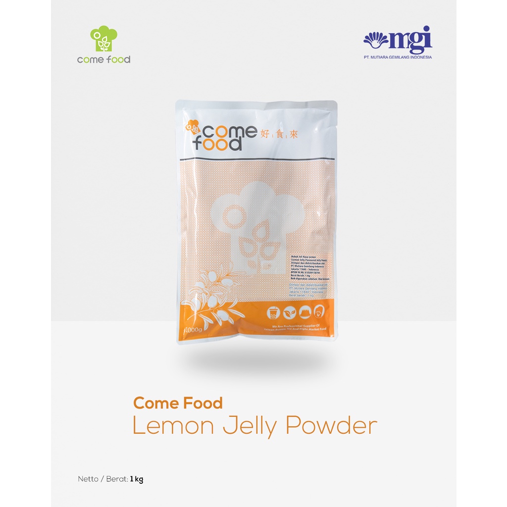 

Lemon Jelly | Aiyu Jelly Topping Minuman | Topping Jelly Lemon | Aiyu Jelly Rasa Lemon Kemasan 1 Kg