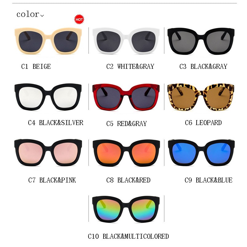 Kacamata Bingkai Besar Gaya retro