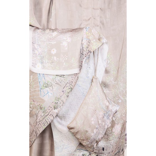 RARE ITEM ❤️ preloved 1x pakai LENGKAP SAJADAH Prayer Robe British  KHAKI  mukena Buttonscarves butt